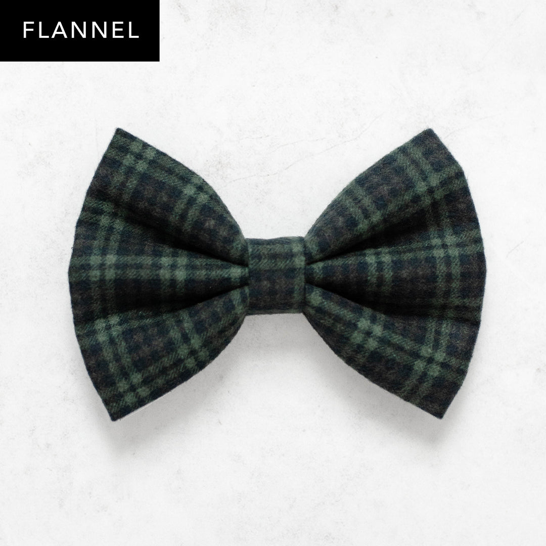 Highland Plaid Flannel Bow Tie