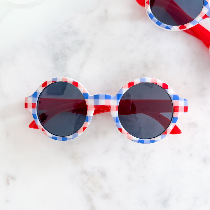 Patriotic Round Sunglasses