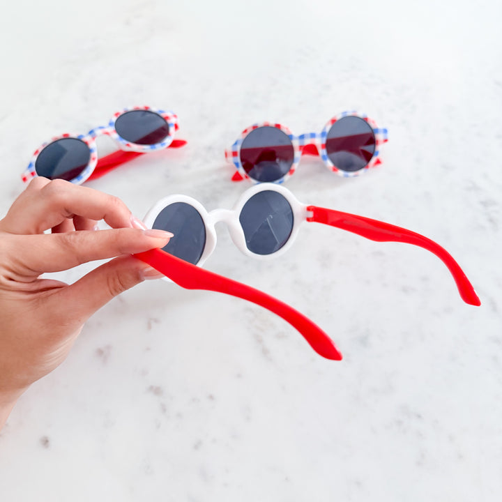 Patriotic Round Sunglasses