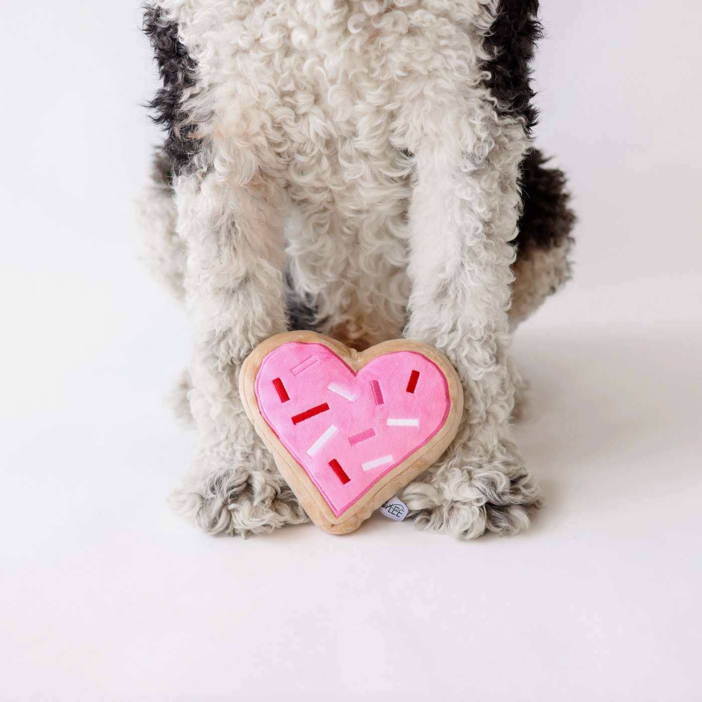 Sugar Cookie Heart Dog Toy