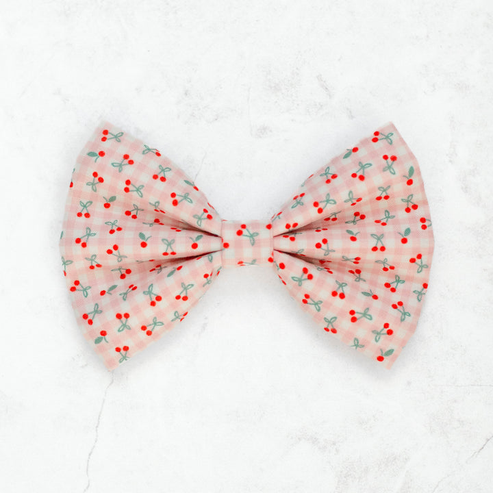 Petite Cherry Bow Tie
