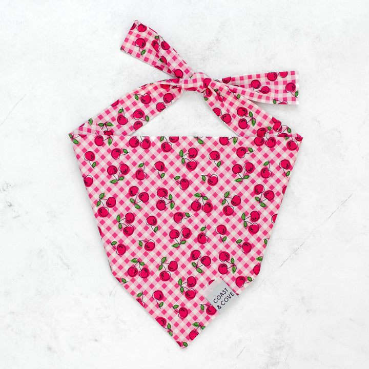Pink Cherry Picnic Bandana [LAST CHANCE]