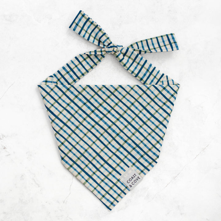 Retro Plaid Lake Days Bandana
