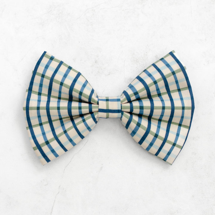 Retro Plaid Bow Tie