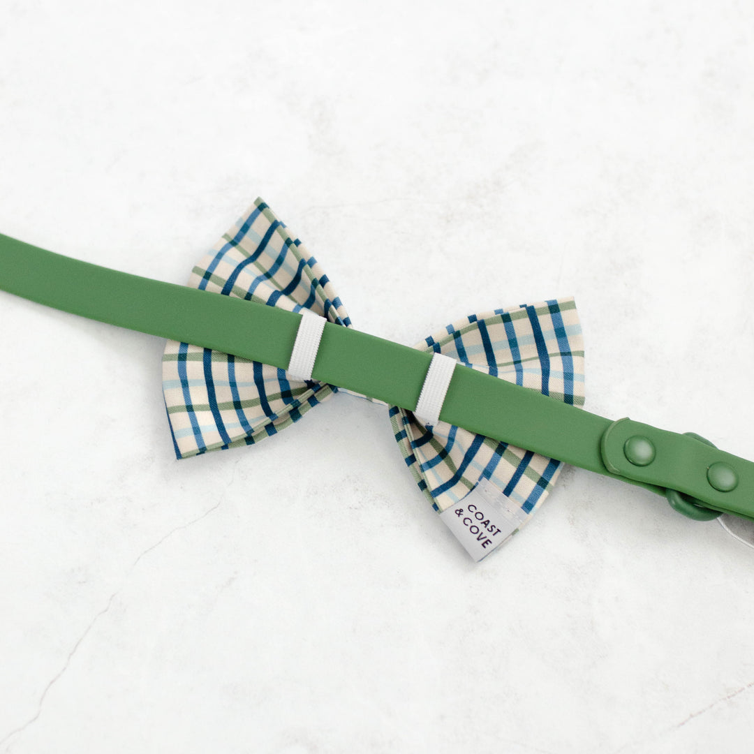 Retro Plaid Bow Tie