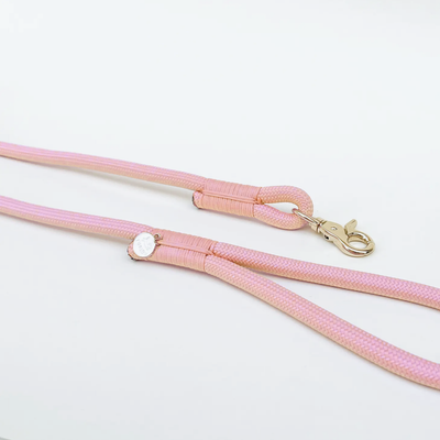 Baby Pink Braided Rope Leash