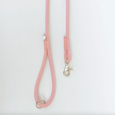 Baby Pink Braided Rope Leash