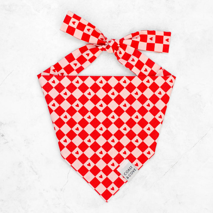 Valentine Check Bandana