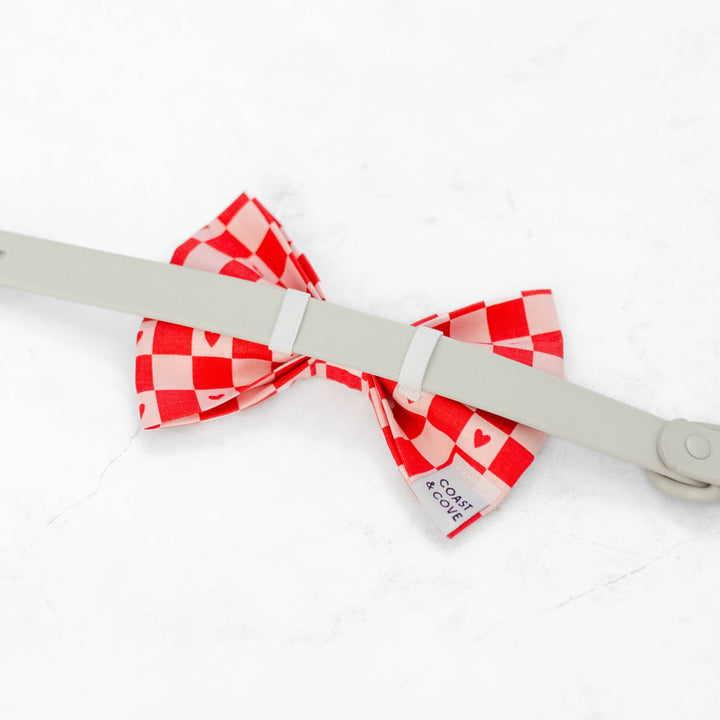 Valentine Check Bow Tie