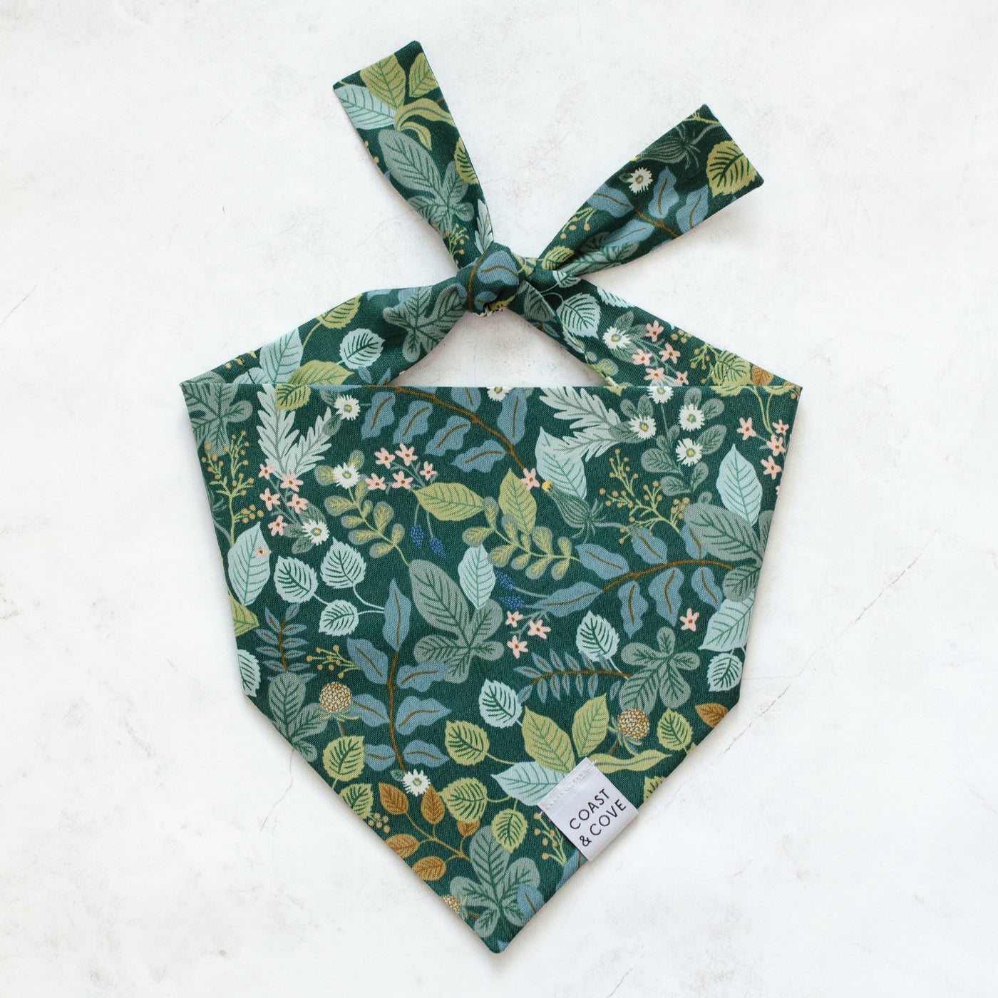 Vintage Garden in Emerald Bandana