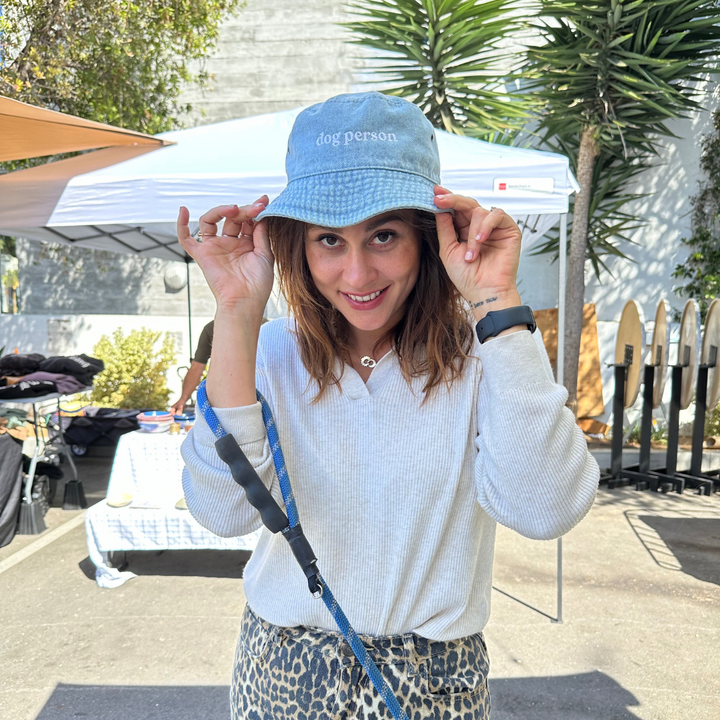 Dog Person Embroidered Bucket Hat
