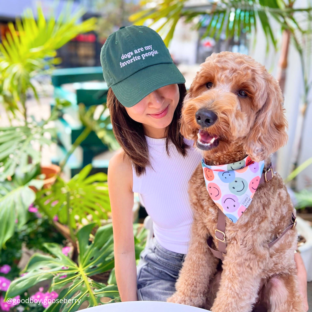 Dogs Are My Fav Embroidered Baseball Cap