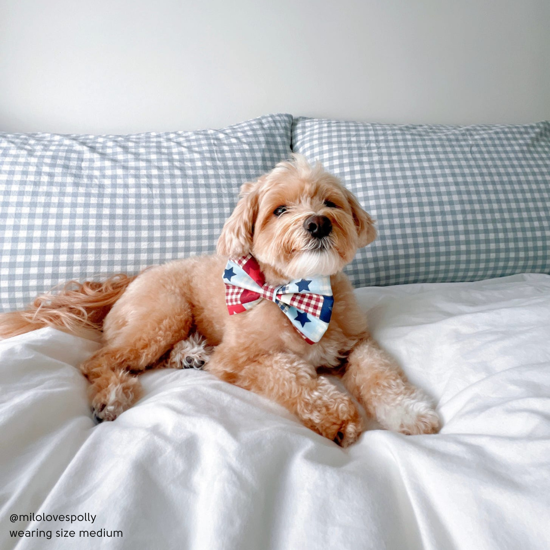 Patriotic Patchwork Bow Tie