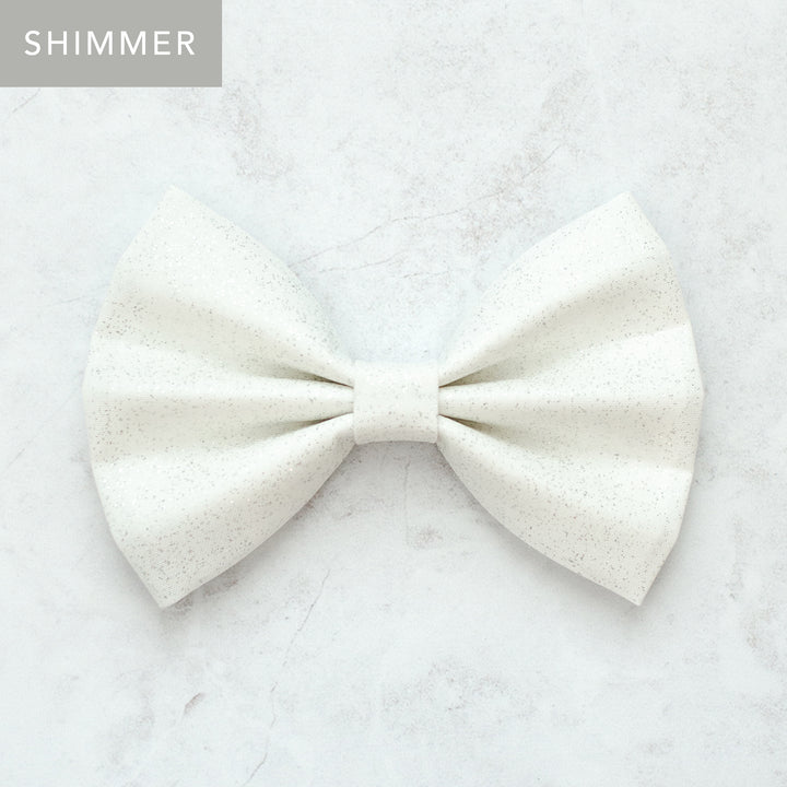 White Elegance Bow Tie