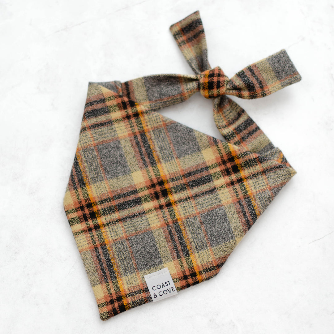 Willow Plaid Flannel Bandana