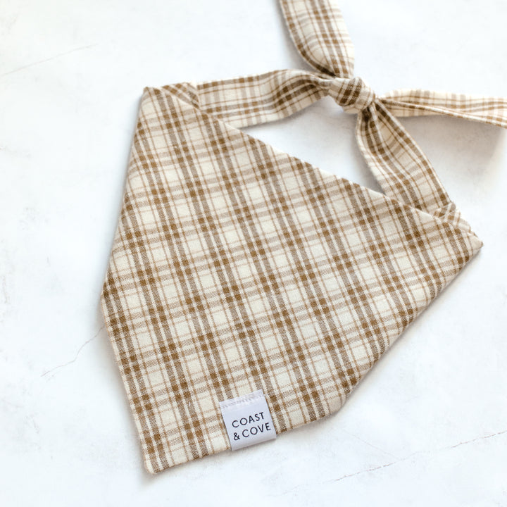 Woodland Plaid Flannel Bandana