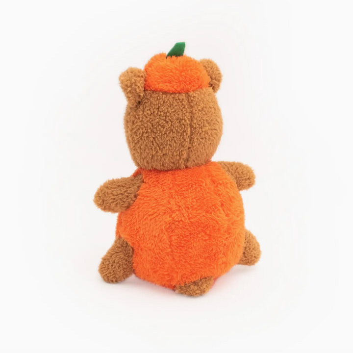 Halloween Pumpkin Bear Dog Toy