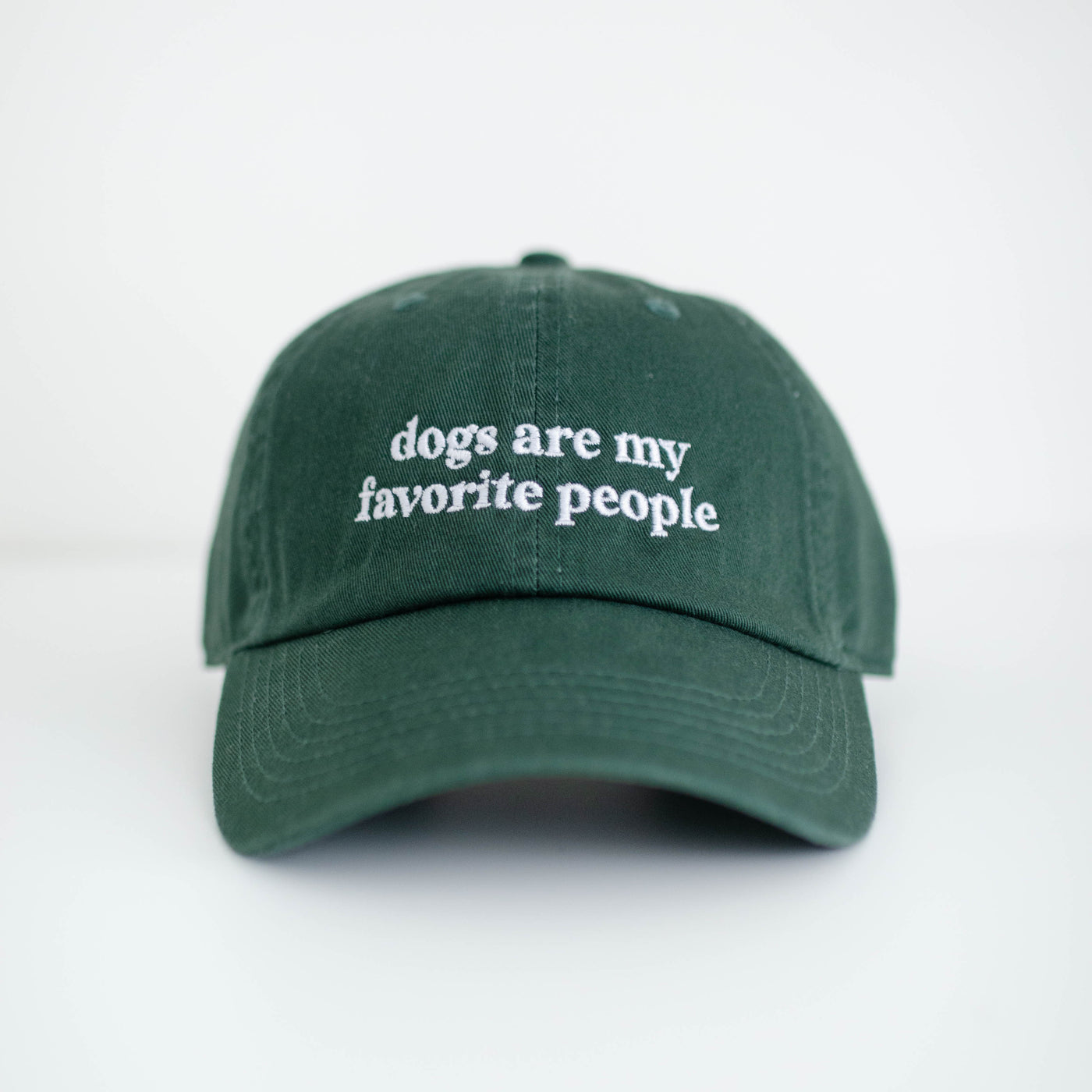 Dogs Are My Fav Embroidered Baseball Cap