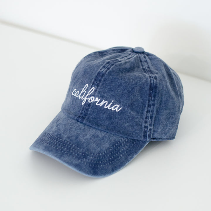 California Embroidered Baseball Cap