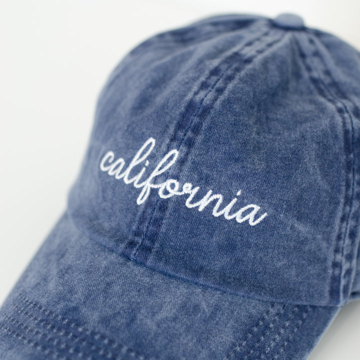 California Embroidered Baseball Cap