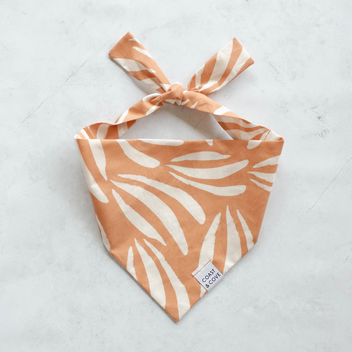 Terra Cotta Leaves Bandana