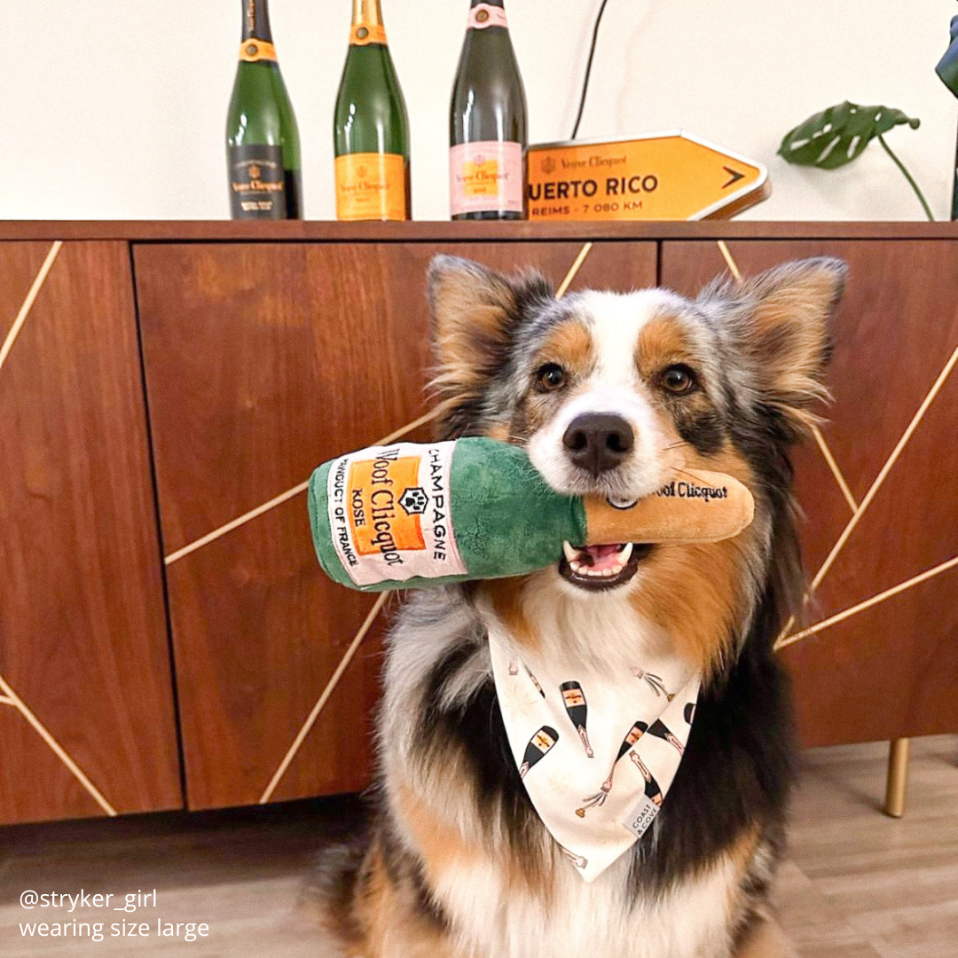 Woof Clicquot Champagne Toy