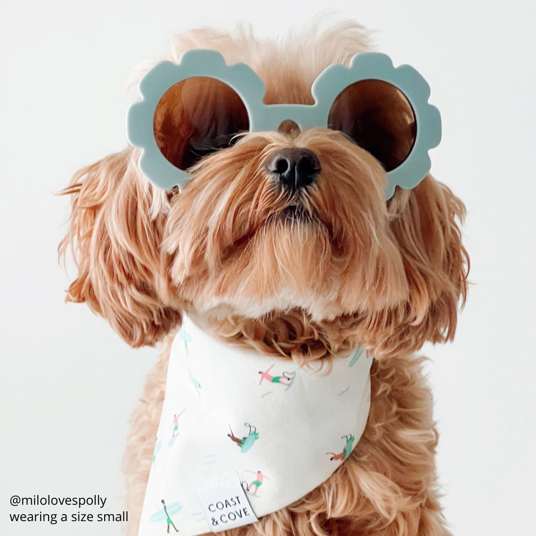 Surfs Up in Cream Bandana